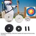 thumbnail image 3 of Bow Handle Stabilizer Weight, Stainless Steel Archery Stabilizer Weight Detachable with Silicone Pads for Competition Bows, 3 of 8