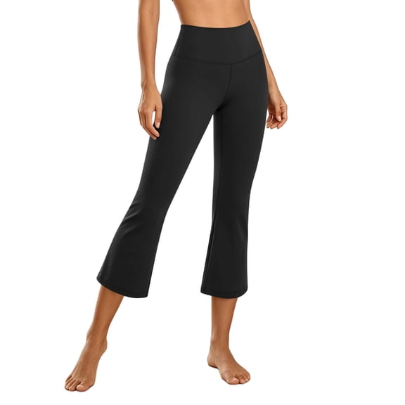 Maean Capri Pants for Womens Yoga Elastic High Waist Leggings Workout Athletic Casual Capris Pant