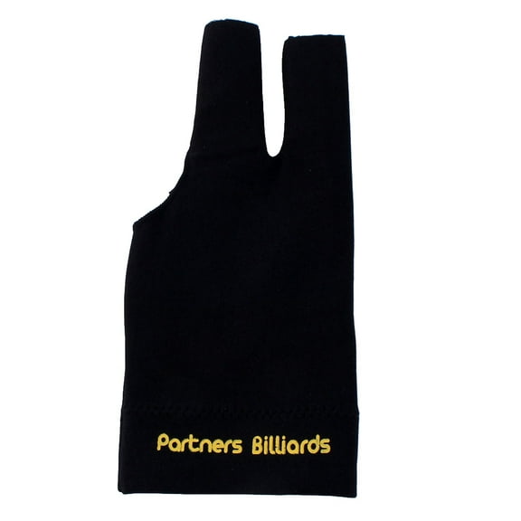 Uxcell Polyester Elastic Snooker Pool Cue Show Shooters Carom Left Hand Three Finger Billiard Gloves Black