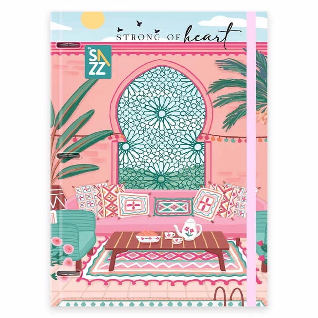 Carpeta Escolar Sazz Girly Arillo 1 Pulgada.