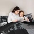 thumbnail image 4 of Feelyou Lodge Cabin Queen Comforter Set, Wolf Bear Bedding Comforter Set, 3pcs, 4 of 7