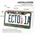 thumbnail image 4 of 2pcs Green Military Camouflage License Plate Frame for Car Accessories Rustproof License Plate Cover with Screws for US Vehicles 12x6 Inch（546） Home Decor, 4 of 7