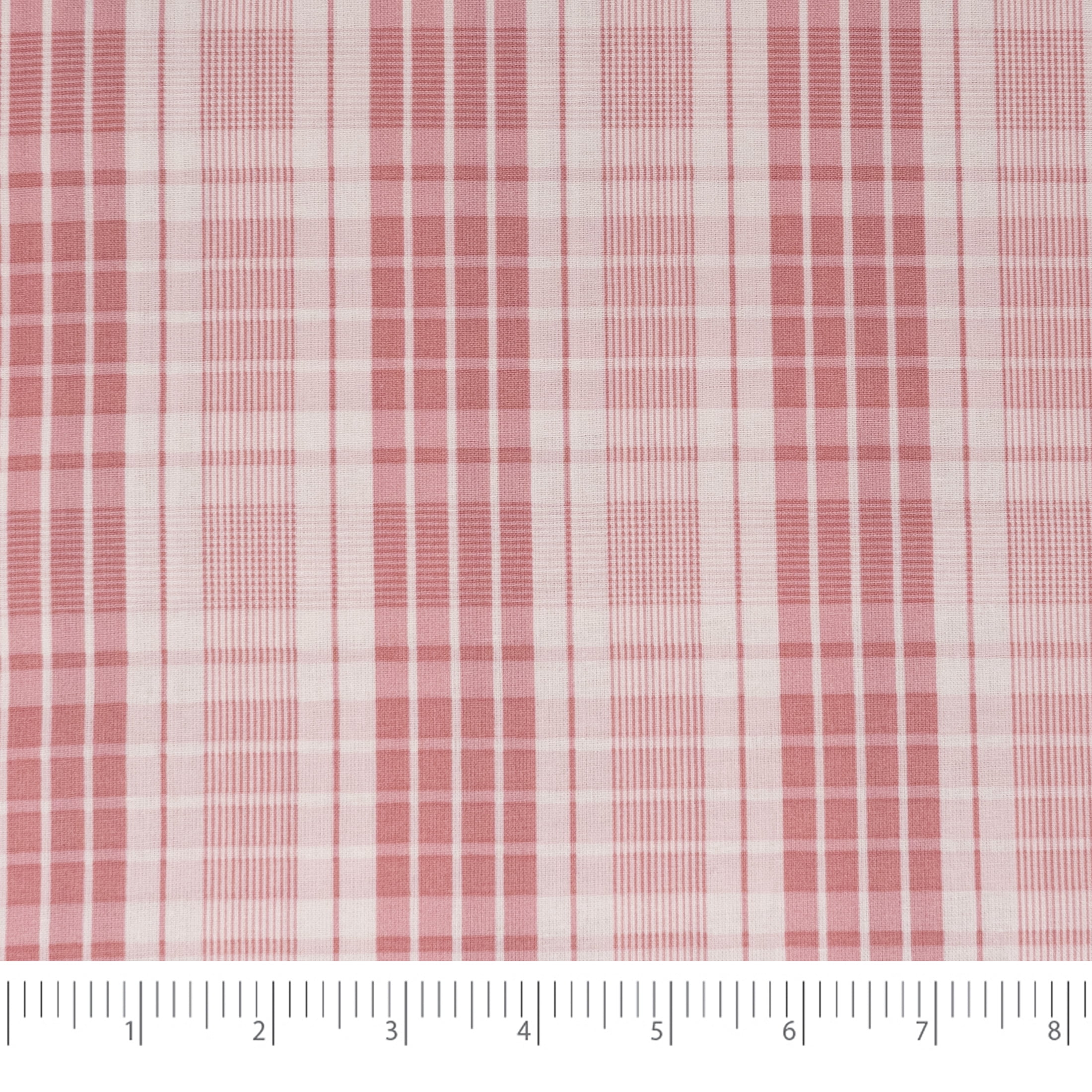 Waverly Inspirations 1 Yard Cut 100% Cotton Prints Fabric, Plaid Tea Rose, 44" Wide for Quilting & Sewing