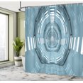 thumbnail image 5 of Ambesonne Outer Space Shower Curtain, Cosmos Ufo Lands, 69"Wx84"L, Blue, 5 of 5