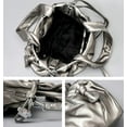 thumbnail image 3 of Kukuzhu Chic Shoulder Bag Tote Bag Women Pleated Drawstring Hobo Bag Chic Soft Handbag Purse, 3 of 7