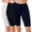 3 Shorts Black/Navy/White, variant on 3 Pack Women's 9" Pull on Bermuda Shorts Side Slit Jean Style Casual Short S-3XL