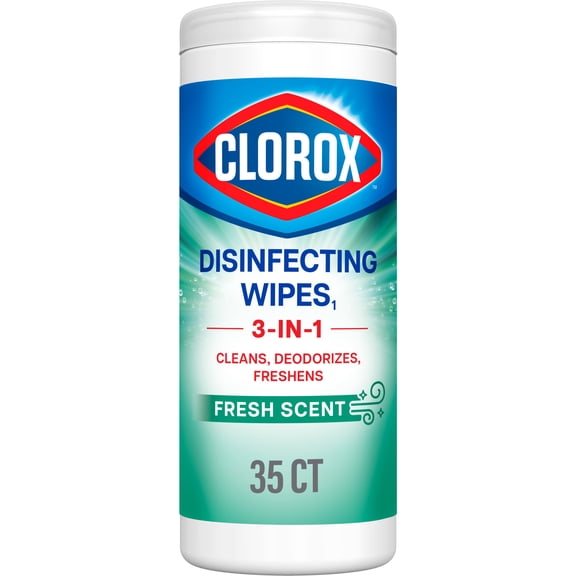 Clorox Disinfecting Wipes, Fresh Scent, 35 Count