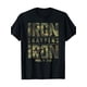 thumbnail image 2 of Iron Sharpens Iron Christian Men Camo Scripture Gym Workout T-Shirt-100% Cotton-220g Tee For Adult, Men, Women, Teen, Teenager, Adolescent, Youth, 2 of 7