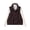 Purple, variant on Women Vests Winter Lightweight Down Vest Solid Color Stand Collar Warm Jacket Sleeveless Casual Puffer Coats Khaki XL
