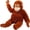 66CM, variant on Esterze Monkey Plush Toy, Orangutan Gorilla Tag Plush Soft Toy, Soft Cuddly Monkey Toy, Plushies Eco-Friendly Plushies Material, Washable & Safe for Fans