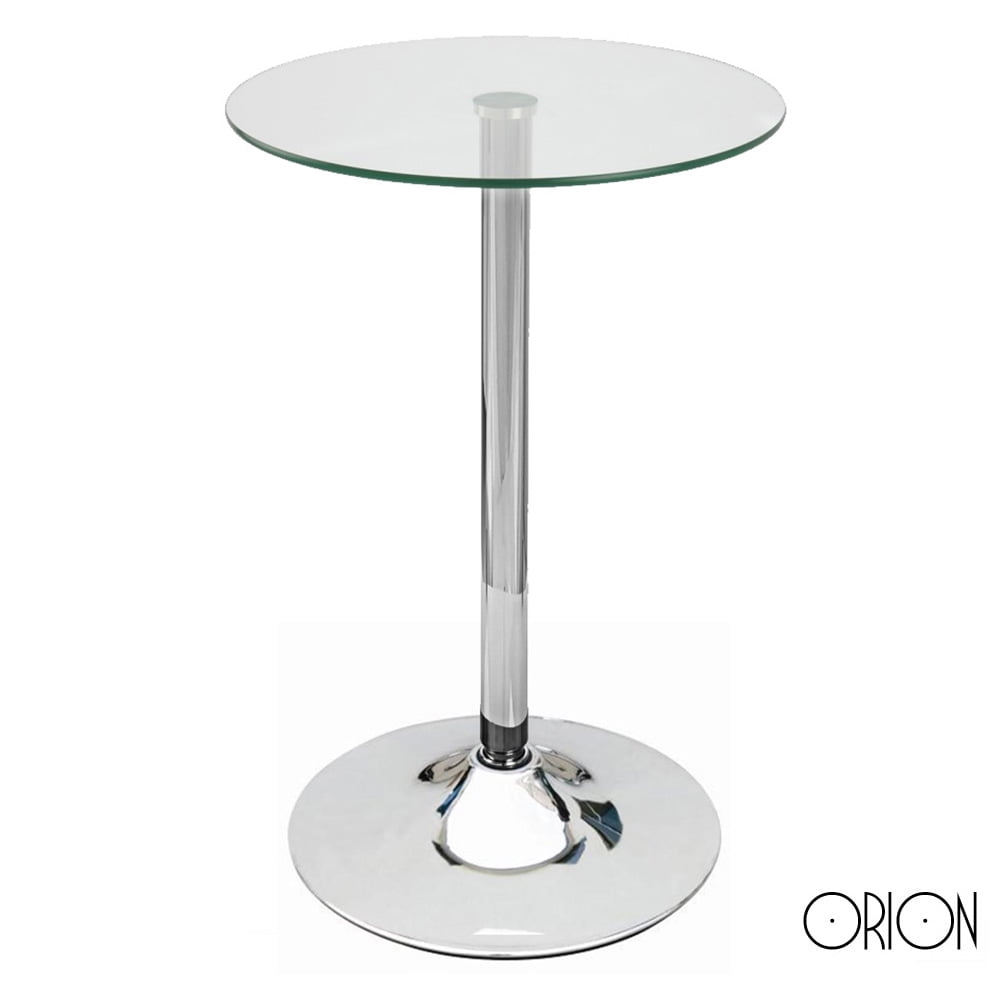 Modern Home Contemporary Glass Top Bar Table