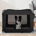 thumbnail image 6 of BestPet 42 inch Collapsible Dog Crate for Large Dogs,Black., 6 of 8
