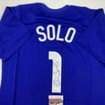 thumbnail image 2 of Autographed/Signed Hope Solo Blue Soccer Team USA World Cup Jersey JSA COA, 2 of 4