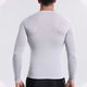 thumbnail image 4 of pstuiky Camisas para hombre de manga larga, Camisa deportiva de manga larga raglán con cuello redondo, transpirable y elástica, de color liso, para hombre top de hombre xl, 4 of 5