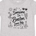 thumbnail image 4 of Inktastic Someone in Boston Loves Me Boys or Girls Toddler T-Shirt, 4 of 5