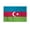 Azerbaijan 4x6 ft Flag, variant on AGAS Small Azerbaijan 4x6 inch Flag mounted onto 11 inch Plastic Pole Polyester Fabric Stitched Edges Azerbaijan Hand Held Mini Small Stick Flags
