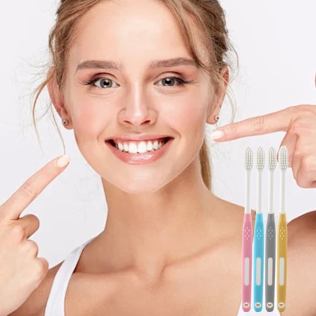 Jienlioq Summer Fall Savings Clearance Deals Premium Adult toothbrush Set for Home Use Featuring Soft Bristles Unique Celestial Design Available In Quantity and Rounded Brush Head