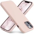 thumbnail image 1 of IBAOLEA Compatible with iPhone 13 Pro Max Case 6.7 inch | Premium Liquid Silicone Rubber | Soft Anti-Scratch Microfiber Lining Full-Body Protection Case for iPhone 13 Pro Max, Pink Sand, 1 of 7