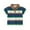 Coffee, variant on Hiijoy Infant Boys Casual Striped Polo Shirt Short Sleeved Cotton T-Shirt, Sizes 1-6