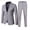 Grey, variant on Boy Suits Slim Fit Formal Suit Set Jacket and Pants for Kids Wedding Party Size 10-11 Years