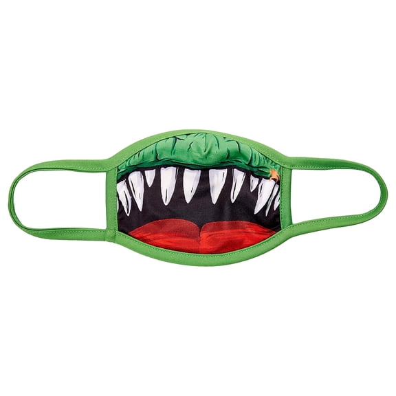 Wild Republic Wild Smiles Childs Face Mask, Reusable Face Mask, Washable Face Mask, Half Face Mask, Dinosaur Design