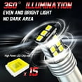 thumbnail image 5 of 2X 1157 LED Bulbs 6000K White Tail Stop Brake Turn Signal Light 2057 2357 7528 BAY15D, 5 of 10