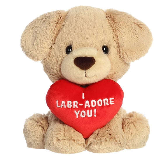 Aurora - Small Brown JUST SAYIN' - 7.5" I Labr-Adore You - Witty Stuffed Animal