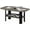 Dark Brown, variant on Simple Design Coffee Table, French Oak Grey/Black