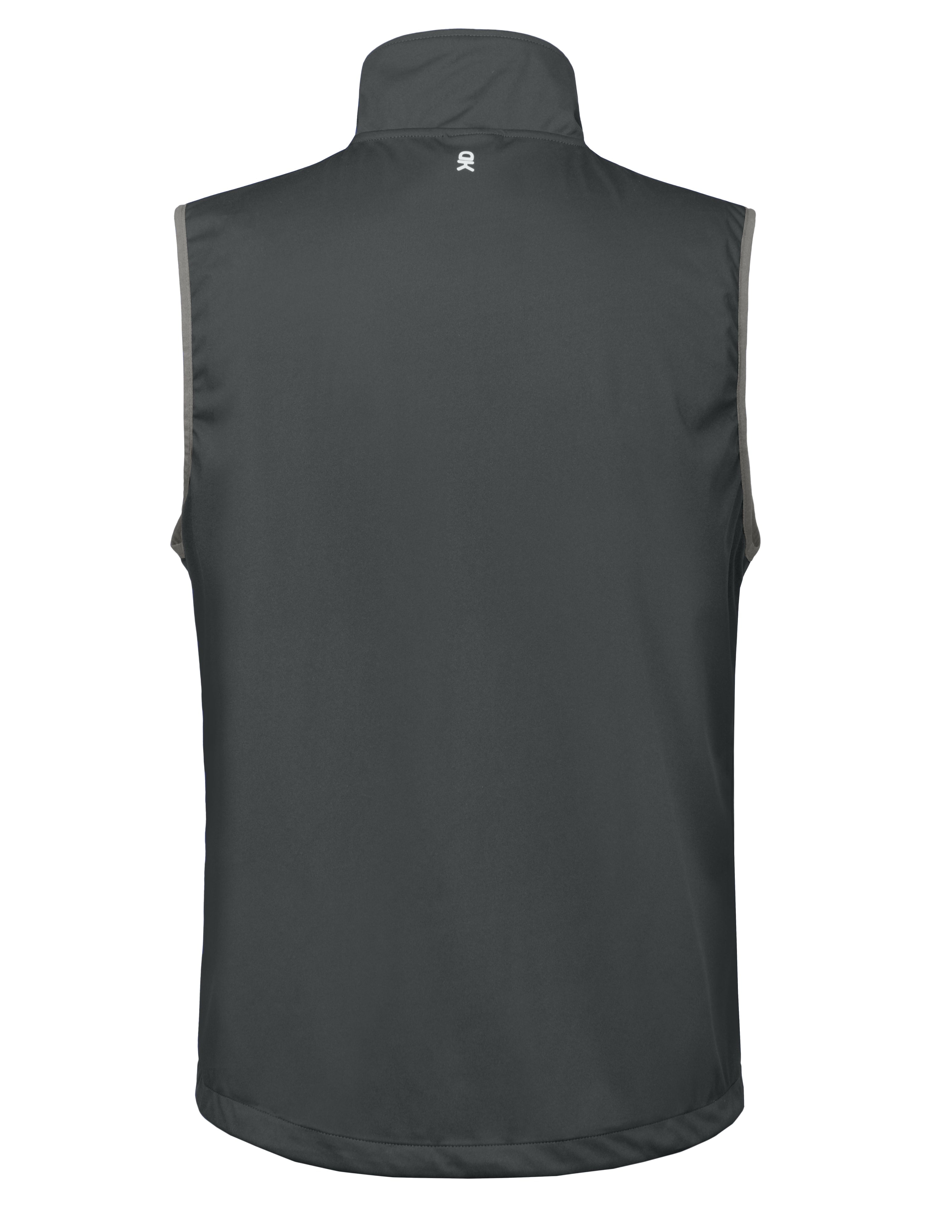 Little Donkey Andy Men's Lightweight Softshell Vest Windproof Sleeveless Jacket for Travel Hiking Running Golf Size L