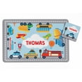 thumbnail image 1 of Printtoo Personalized Placemat & Coaster Set For Kids Toddlers,Birthday Gift For Boys,Gift For Girls,Transport-11x17 Inch, 1 of 6