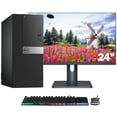 thumbnail image 1 of Dell Ordinateurs OptiPlex Mini Tour PC de Bureau Professionnel avec Moniteur 24 Pouces, AMD Radeon R7 350X, Processeur Intel i5 Quad-Core, 16 Go RAM DDR4, 1 To SSD, Windows 10 Pro - Noir (Reconditionné), 1 of 5