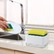 thumbnail image 1 of Fiudx Dispensador de Jabón, Bomba de Espuma Automática, Práctico Dispensador de Detergente, Esencial para La Cocina Que Ahorra Espacio, Fácil de Usar, Función de Secado de Esponja, Plástico Blanco, T, 1 of 1