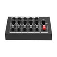 thumbnail image 3 of Mini mezclador de audio, mezclador de audio compacto, mezclador de línea de mezclador estéreo para micrófonos teclados KTV, 3 of 7