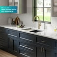 thumbnail image 3 of KRAUS Bellucci 30” in. Undermount Workstation Granite Kitchen Sink in Metallic Black with Accessories, 3 of 7