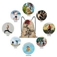 thumbnail image 6 of Balery Vintage Rose Botanical Art Pattern Drawstring Backpack Bag Sport Gym Sackpack Cinch Bags Pattern Drawstring Backpack Bag Sport Gym Sackpack Cinch Bags -Medium, 6 of 6