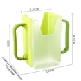 thumbnail image 6 of Juice Box Holder for Anti-Squeeze Cup Holder with Handle Adjustable Milk Carton Stand Spill-Proof Pouch Holder Lightweight Portable Juice Bag Stand, 6 of 7