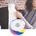 thumbnail image 1 of FAGINEY Pin Plate,960Pcs Multicolor Pearl Round Head Pin Head Straight Needle Making Corsage For DIY,Sewing Pins, 1 of 8