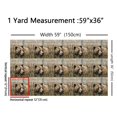 thumbnail image 3 of Homewish Safari Bear Fabric by the Yard 2 Yard,Old Wooden Blank Room Decor Fabric by the Yard,Light Brown Fabric for Sewing For Men Women,Microfiber Bedroom Decor, 3 of 6