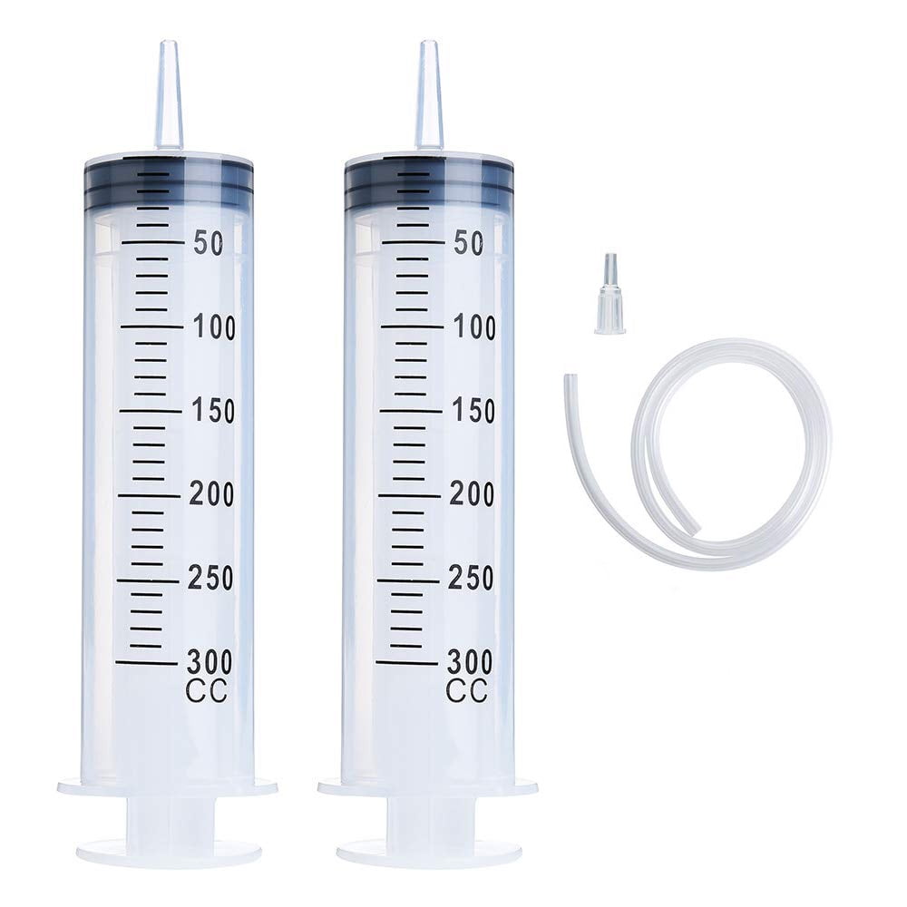10ml Syringes 14Ga 1.5” Blunt Tip Needle Storage Caps – Glue