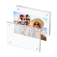 thumbnail image 3 of Uxcell 3.9" x 5.9" x 0.8" Acrylic Picture Frame Magnetic Photo Frames Display Double Sided, Clear 2 Pack, 3 of 6