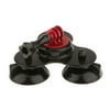 Triple Suction Cup Mount Low Angle for for GoPro Hero 2/3/3+/4S/4 Session Black