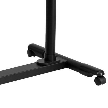 Flash Furniture - Macon Rectangle Contemporary Laminate  Laptop Desk - Black