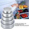 thumbnail image 3 of Coofit 5PCS Food Container Stainless Steel Portable Lunch Container Microwave Container, 3 of 10