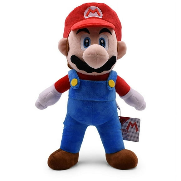 Super Mario plush toy stands around 250g Mario Red Best Gift for Children Kids Adult