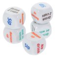 thumbnail image 4 of 5pcs Drinking Game Dice Drinking Or Not Drinking Decider Dice Party Game Dice Plaything, 4 of 5
