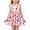B-Pink, variant on Toddler Pink Strawberry Dress Girls Dresses Summer Casual Beach Sundress Outfits Kids Clothes Size 4T (569-4)