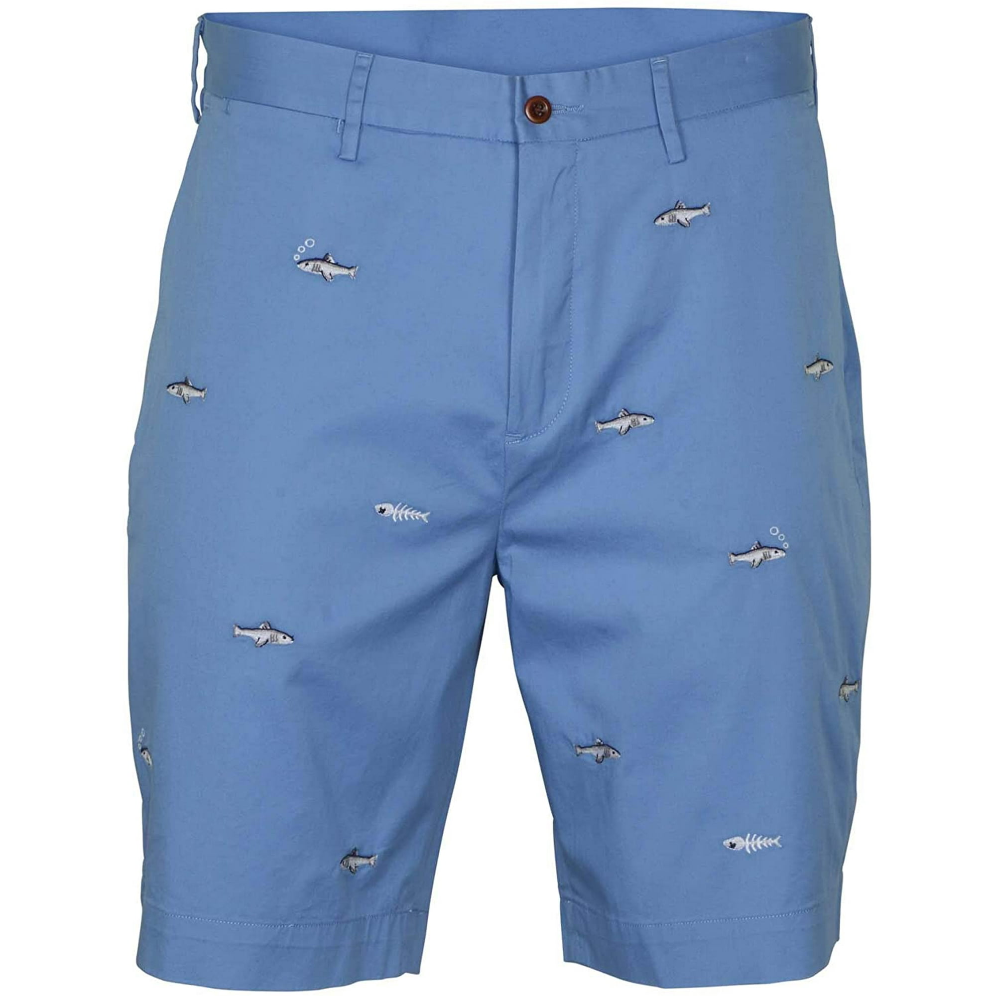 Polo Ralph Lauren ROYAL Men's Big & Tall Embroidered Shark Classic Short, US 36T -