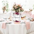 thumbnail image 2 of Koyal Wholesale Burgundy Pink Florals with Marble Wedding Signs Bundle Set for Ceremony, Reception Decor, 30-Pack, 2 of 5