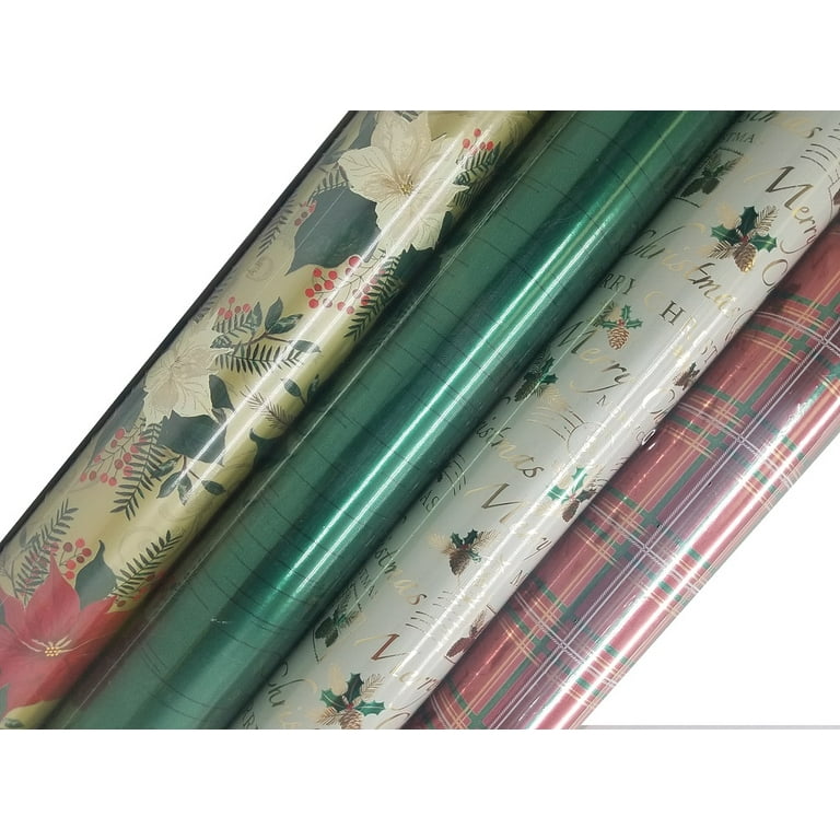 Kirkland Christmas Wrapping Paper / 4 Rolls Per Package / Various Colours  and Patterns **DEALS** – CanadaWide Liquidations