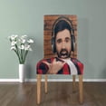 thumbnail image 4 of ZHANZZK Trendy Man in Headphones Stretch Chair Cover Protector Seat Slipcover for Dining Room Hotel Wedding Party Set of 1, 4 of 5